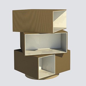 Bookcase- 3D Revit