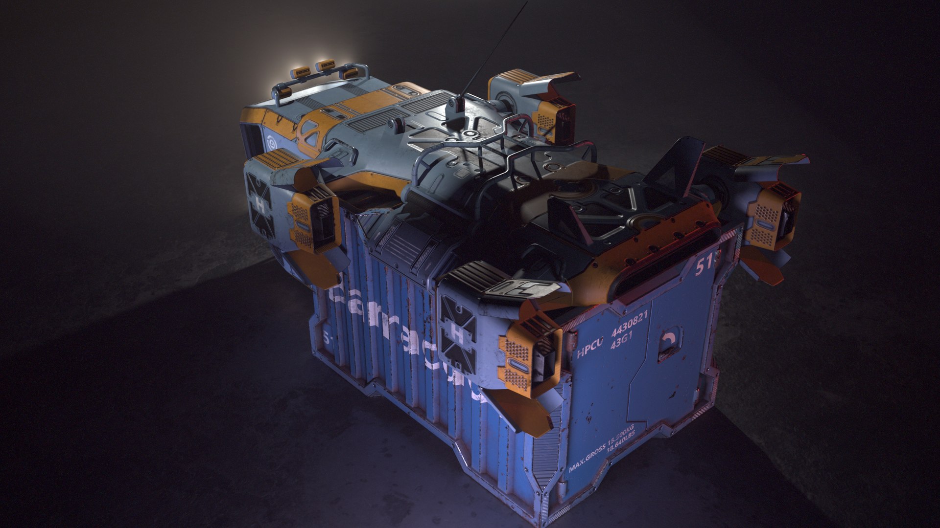 Sci-fi Cargo Truck Low-poly 3D model https://p.turbosquid.com/ts-thumb/oU/saqLZN/0U/desktop_003/png/1731496786/1920x1080/fit_q87/5293ea660292a11f27e7cd51e994a985849c5457/desktop_003.jpg