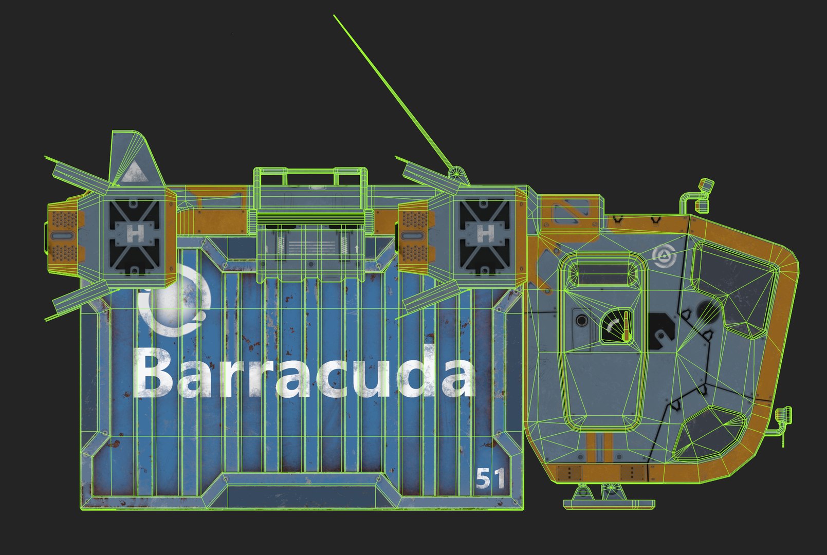 Sci-fi Cargo Truck Low-poly 3D model https://p.turbosquid.com/ts-thumb/oU/saqLZN/2k/w2/png/1731496770/1920x1080/fit_q87/740d79ebcbd58d008a4167151af45f7d093ac394/w2.jpg
