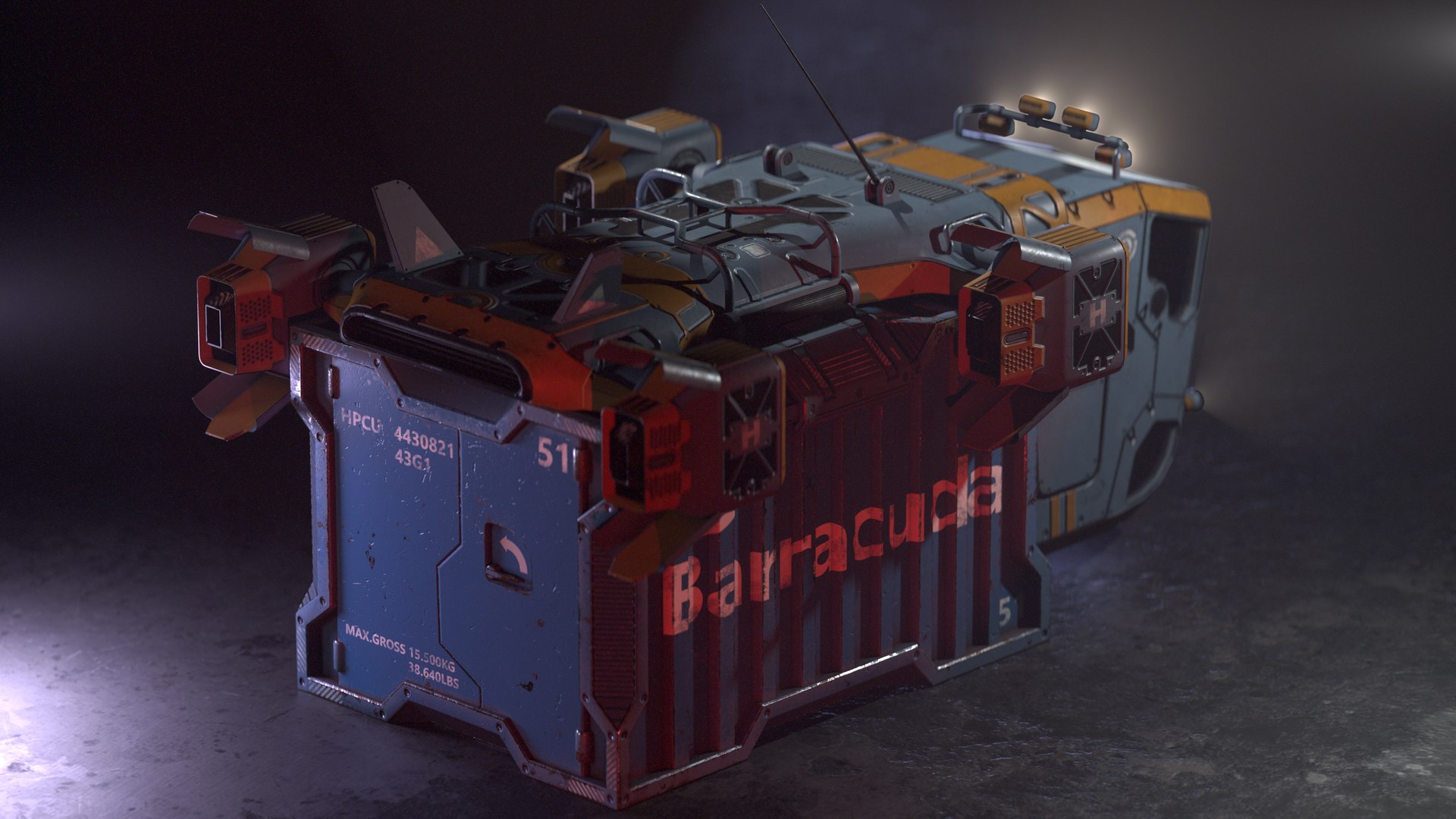 Sci-fi Cargo Truck Low-poly 3D model https://p.turbosquid.com/ts-thumb/oU/saqLZN/3n/desktop_002/png/1731496787/1920x1080/fit_q87/7142847913fa6954b8fe2d278e5d16c89be26bc1/desktop_002.jpg