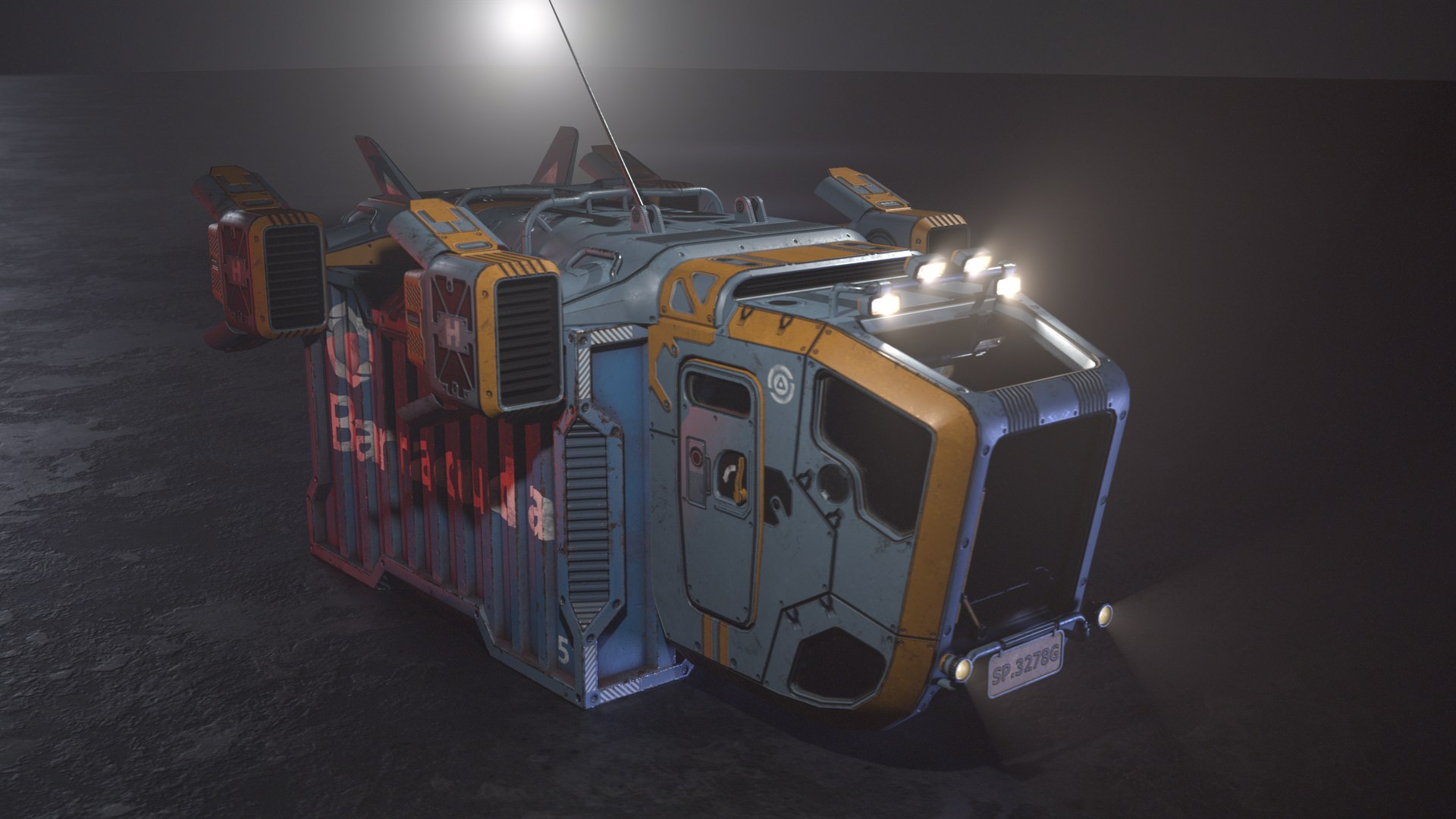 Sci-fi Cargo Truck Low-poly 3D model https://p.turbosquid.com/ts-thumb/oU/saqLZN/N1/desktop_004/png/1731496787/1920x1080/fit_q87/23a6c4493cc9c370b3eb3469bb3de35ca8512ff4/desktop_004.jpg