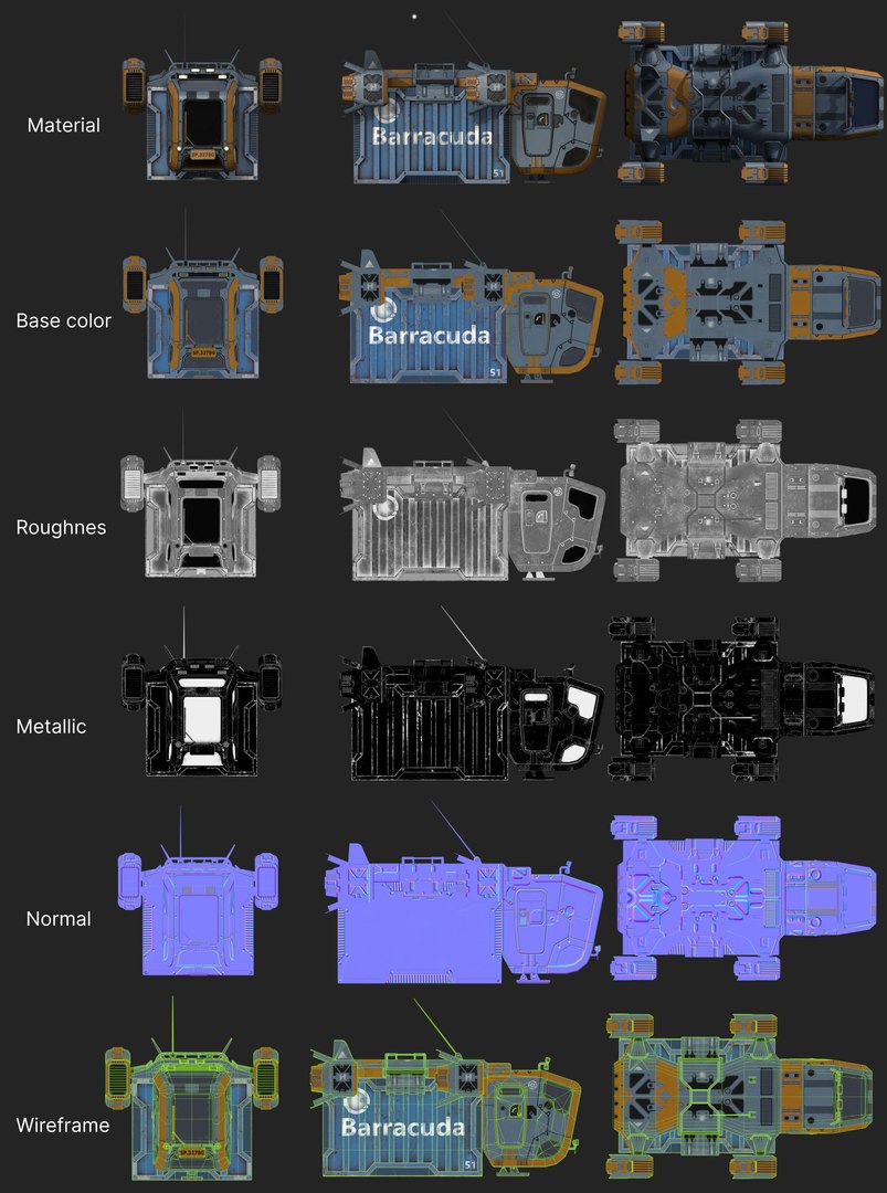 Sci-fi Cargo Truck Low-poly 3D model https://p.turbosquid.com/ts-thumb/oU/saqLZN/Nk/layers/jpg/1731496769/1920x1080/fit_q87/9e621ac09195561343105ff087900edf85040a37/layers.jpg