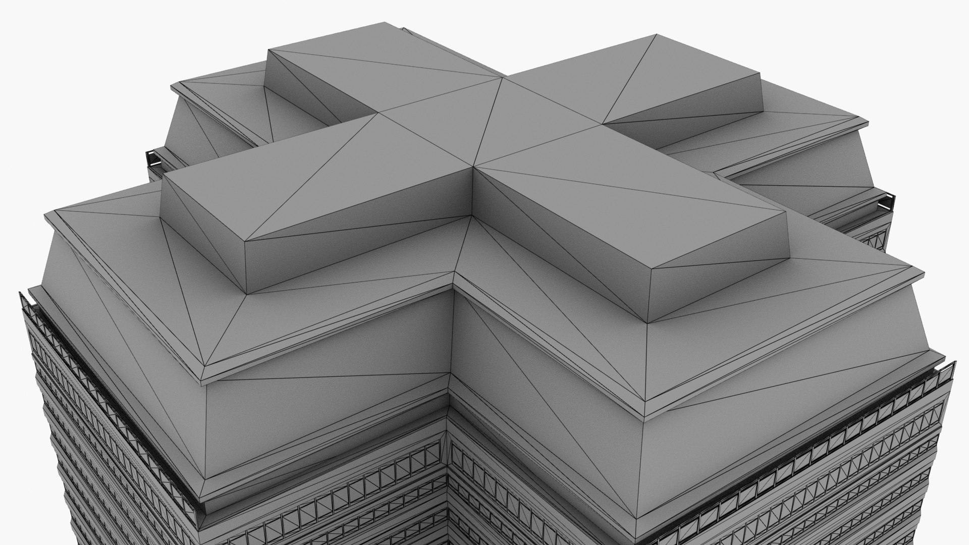 Commercial Highrise 3D Model - TurboSquid 1385174