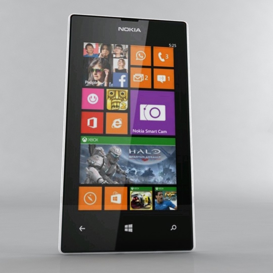 3d Model Nokia Lumia 525