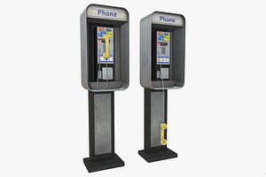 3D phonebooth payphone