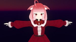 Hina kamisama ni natta hi VRChat 3D model rigged