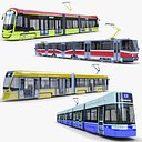 Collezione di tram europei