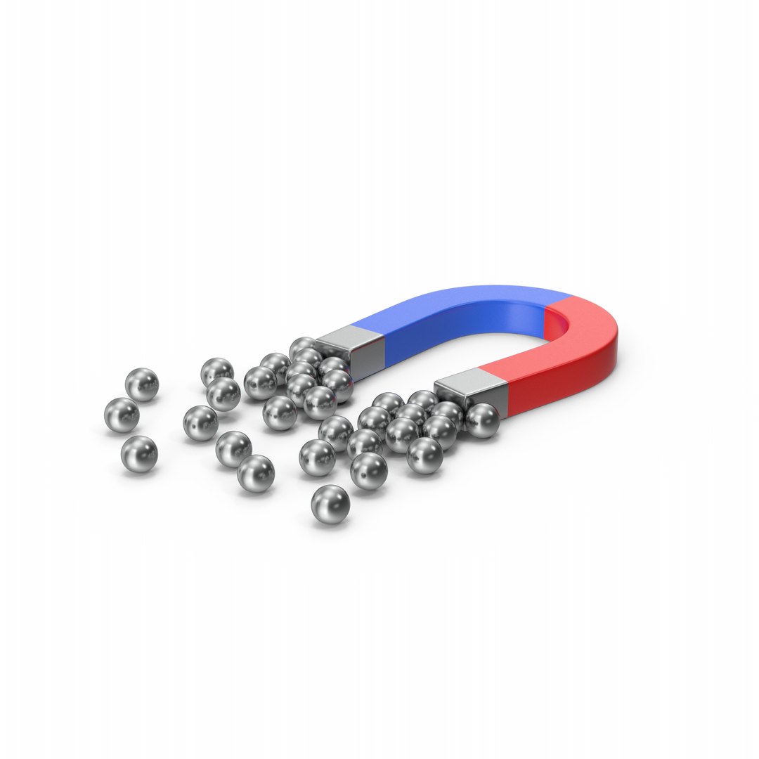 Magnet And Steel Balls 3D Model - TurboSquid 2240255