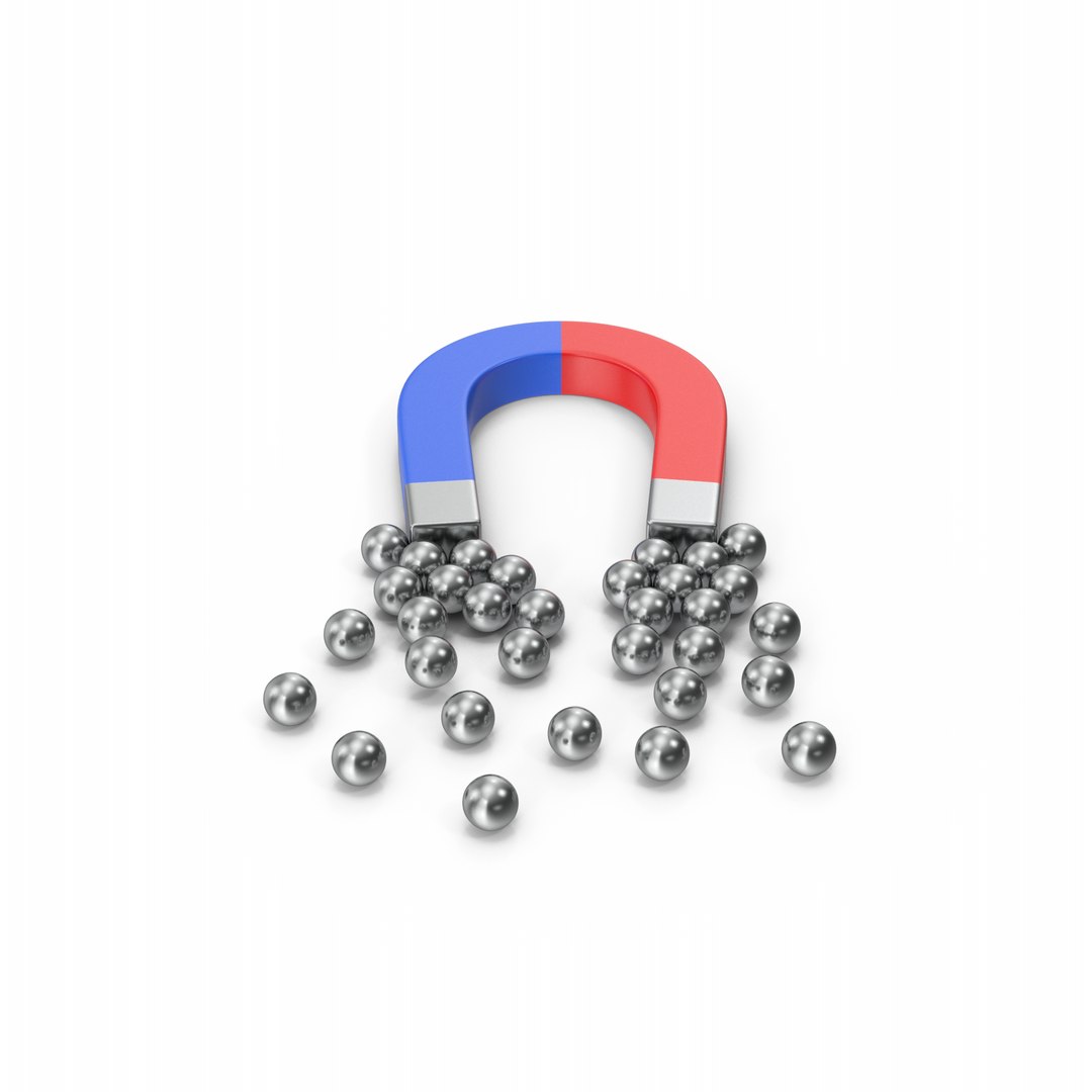 Magnet And Steel Balls 3D Model - TurboSquid 2240255