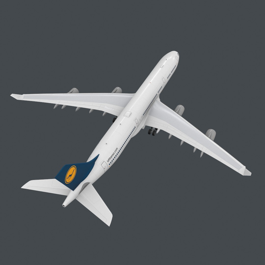 Real-time A343-300 Pbr 3D Model - TurboSquid 1405003