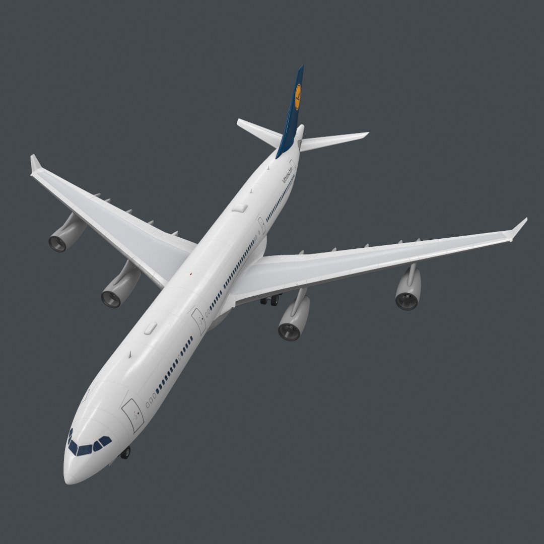 Real-time A343-300 Pbr 3D Model - TurboSquid 1405003