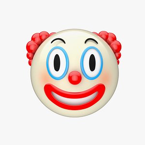 Apple Clown Face 3D model