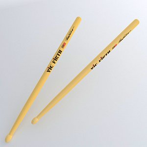 3d drumsticks drum sticks model