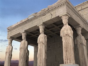 erechtheion landmarks 3d max