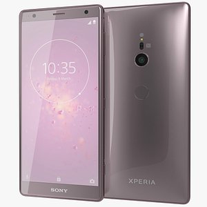 realistic sony xperia xz2 3D model