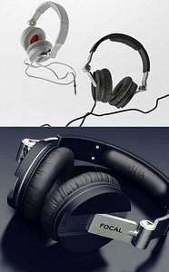 focal spirit headphones 3D model