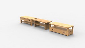 3D model Coffee Tables 03 3D model