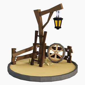 scene lantern 3d model