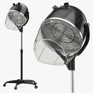 3D Salon Stand Hair Dryer model
