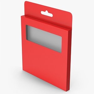 3D Empty Crayons Pack model