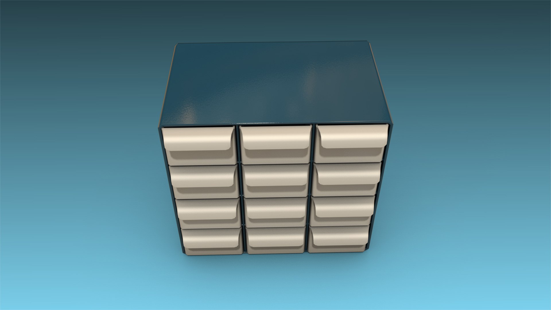 Low-poly storage cabinet drawers 3D model - TurboSquid 1643001