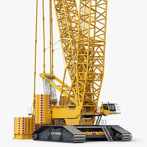 Liebherr LR11000 SL2156 Heawy Crawler Crane 3D