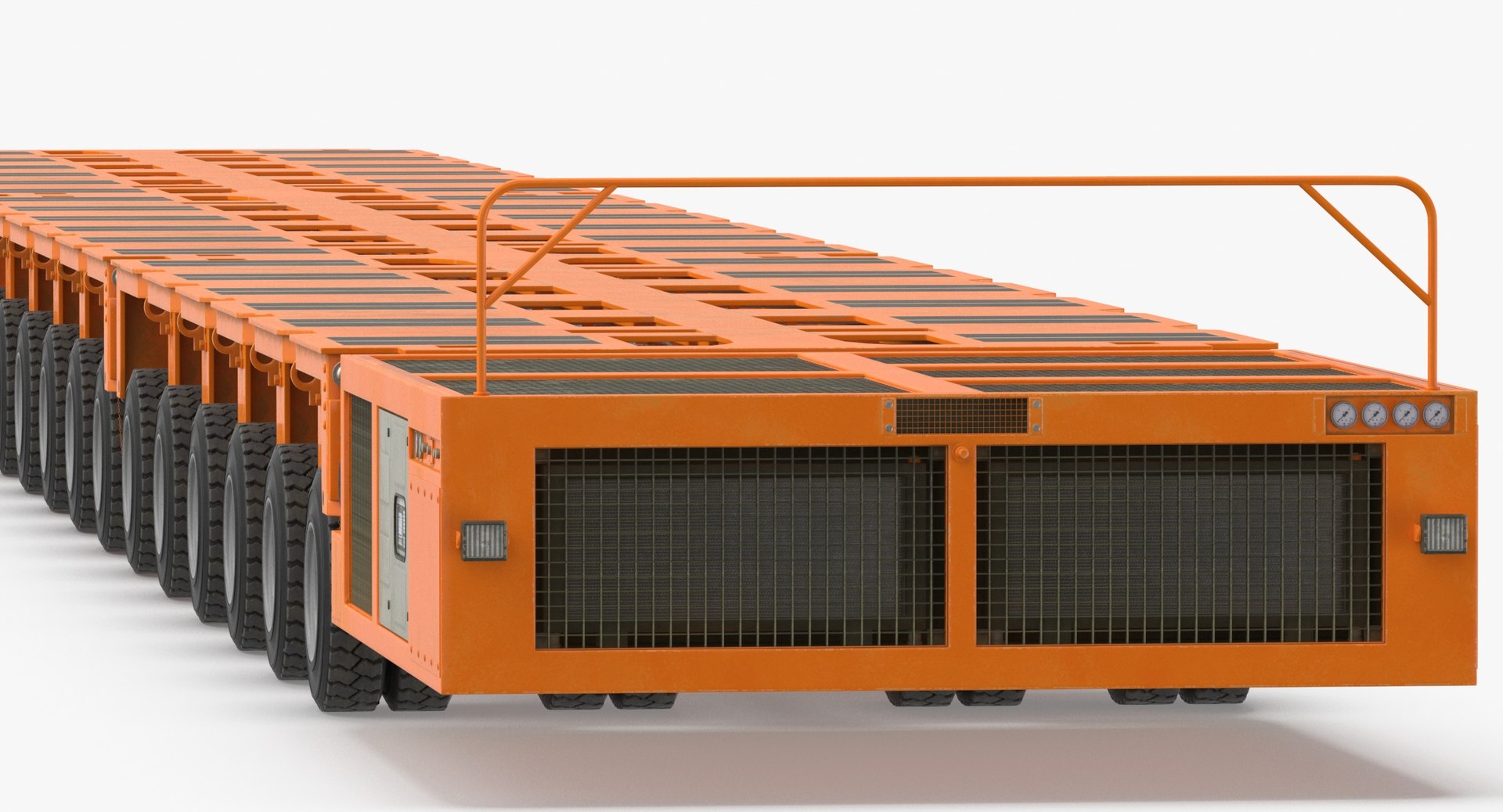 3D model 18 axle lines modular TurboSquid 1709545