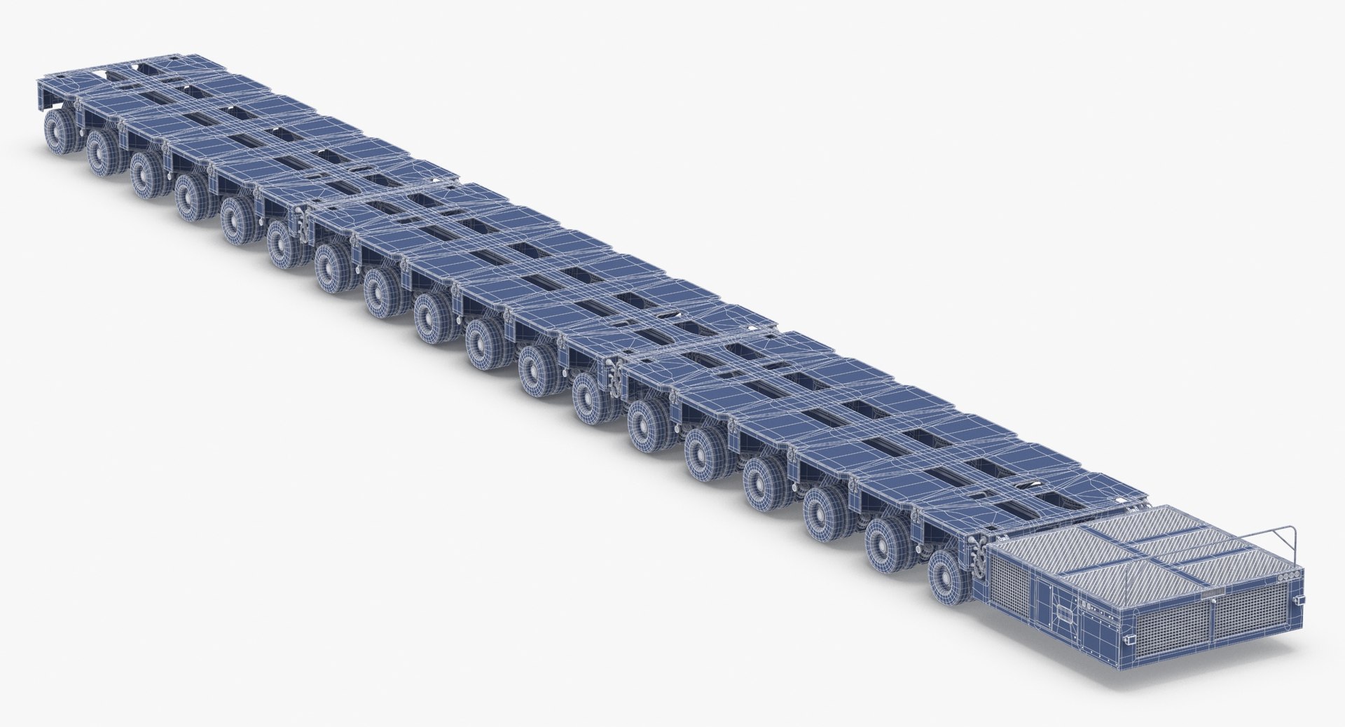 3D model 18 axle lines modular TurboSquid 1709545