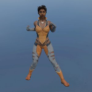Shape Shifter Superhero Woman 3D