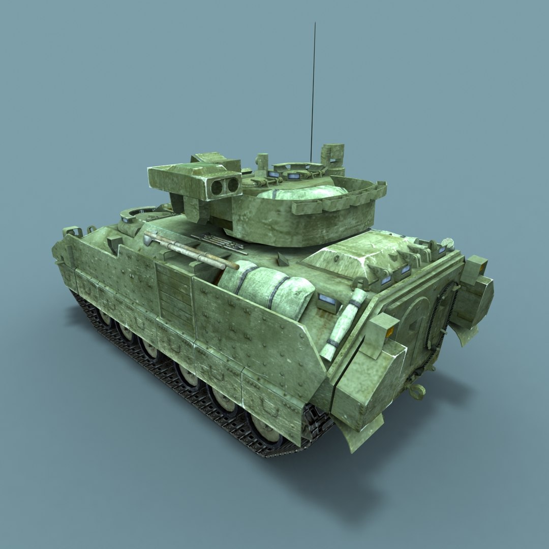 3d low-poly m2a3 bradley fighting vehicle https://p.turbosquid.com/ts-thumb/oV/YjPEyU/juP0SmMo/m2a3_bradley_green_low_02/jpg/1322495677/1920x1080/fit_q87/69ae397f75152295fe93b3e56ad010d55cde0fab/m2a3_bradley_green_low_02.jpg