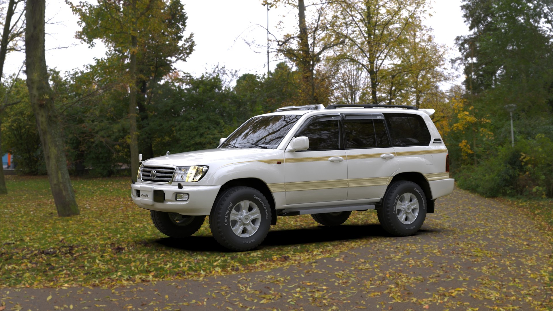 3D Toyota Land Cruiser 100 Series Model - TurboSquid 2037267