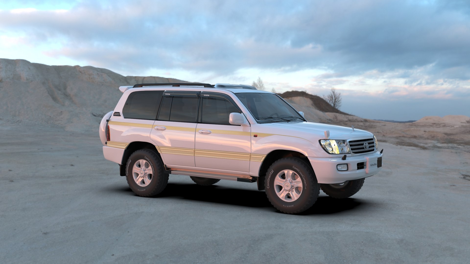 3D Toyota Land Cruiser 100 Series model https://p.turbosquid.com/ts-thumb/oV/ZeYjhS/4W/render.186/jpg/1678121362/1920x1080/fit_q87/2a53feeb4fda88040cbd18e1c87e839a98b11fba/render.186.jpg