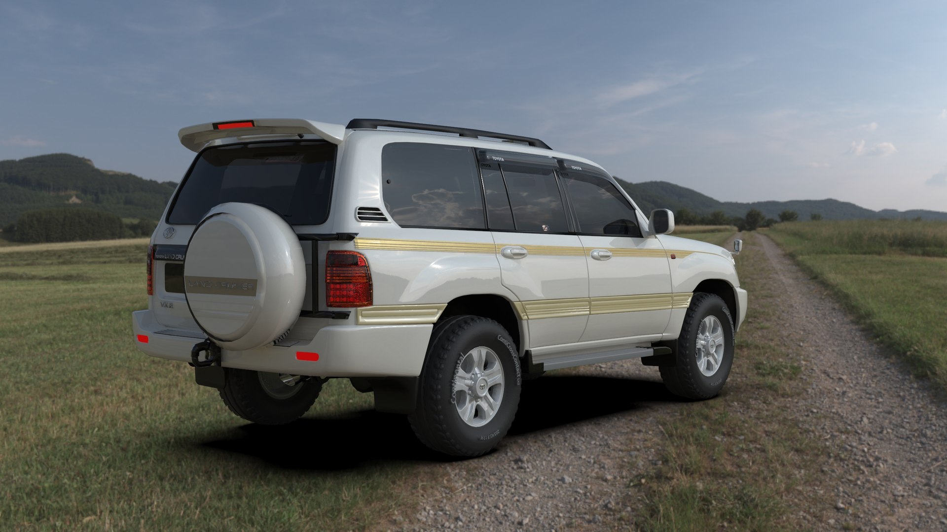 3D Toyota Land Cruiser 100 Series Model - TurboSquid 2037267