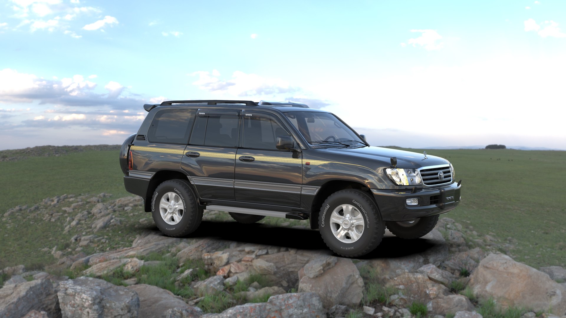 3D Toyota Land Cruiser 100 Series Model - TurboSquid 2037267