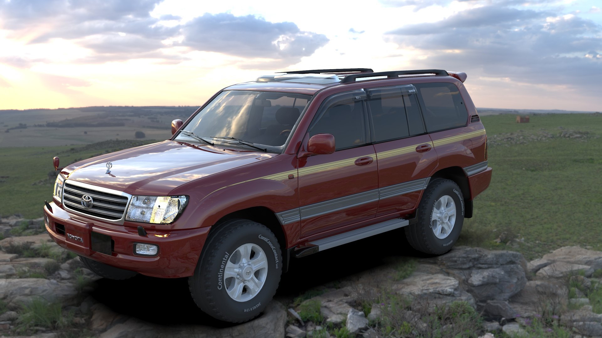 3D Toyota Land Cruiser 100 Series model https://p.turbosquid.com/ts-thumb/oV/ZeYjhS/dx/render.205/jpg/1678121437/1920x1080/fit_q87/2dcb58331de814e684a11d987327efaaa369d7ae/render.205.jpg