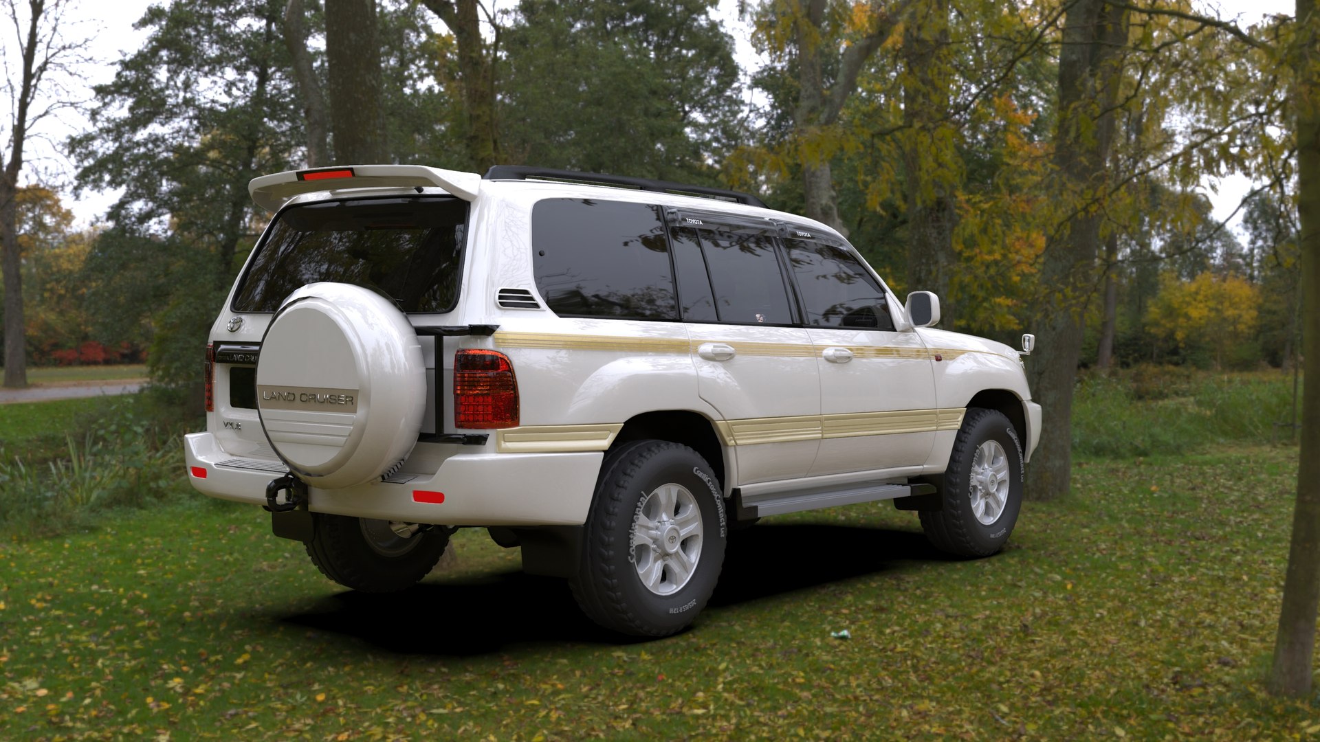 3D Toyota Land Cruiser 100 Series Model - TurboSquid 2037267
