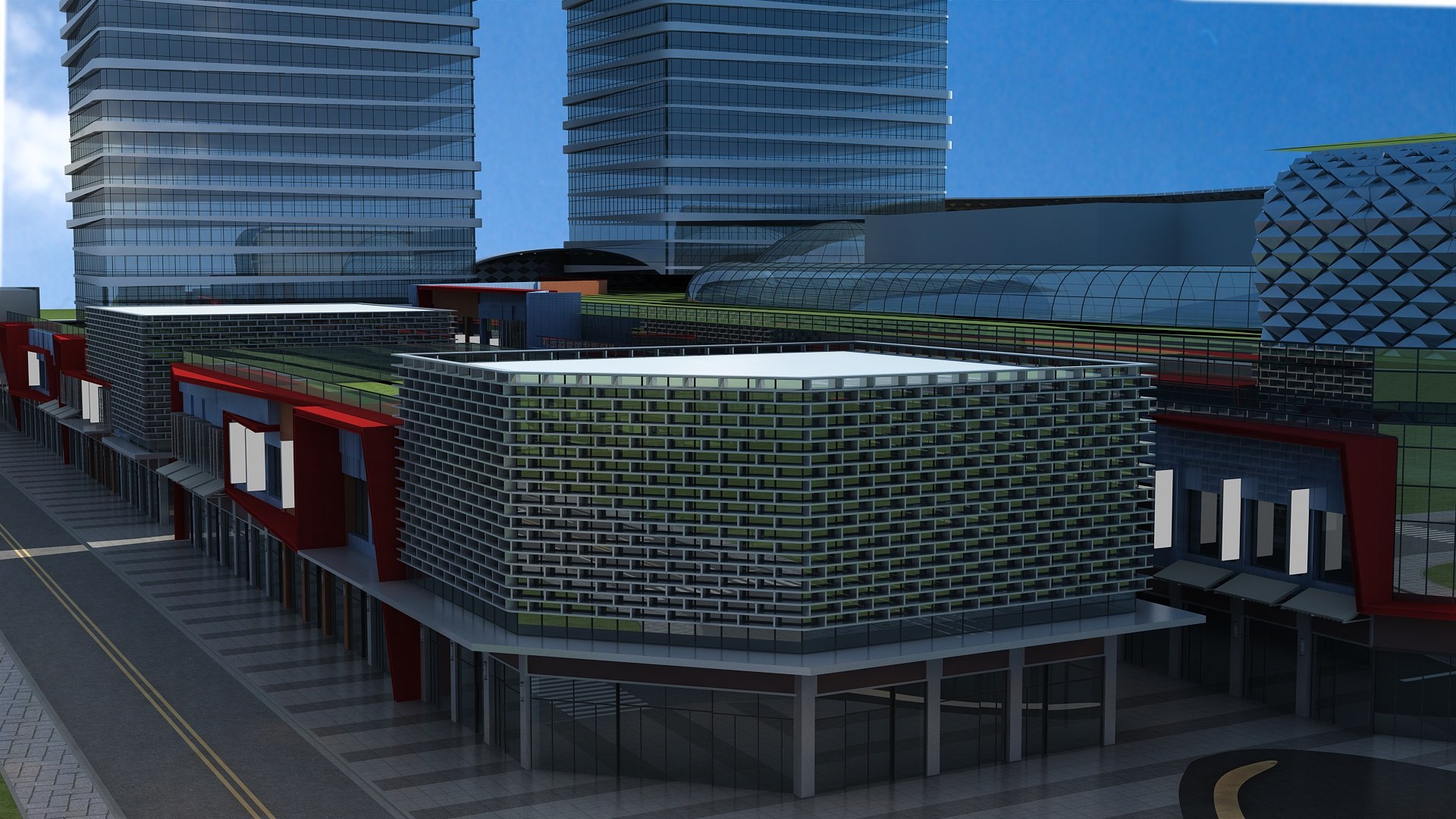 Shopping Mall 3 3D Model - TurboSquid 2074865