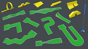 Minigolf PBR version 3D