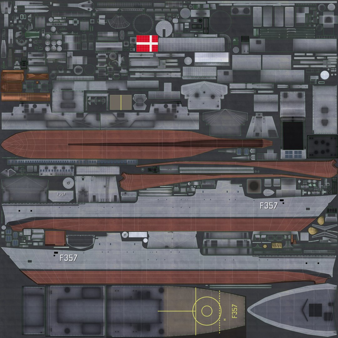thetis class 3d max