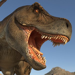 Tyrannosaurus Rex Attack Pose model