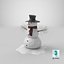 Detailed Snowman and Snow globe