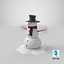 Detailed Snowman and Snow globe