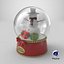 Detailed Snowman and Snow globe