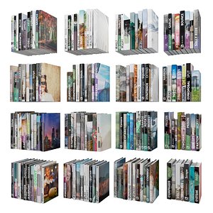 3D shelve bookcase