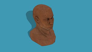 Simple head sculp 3D