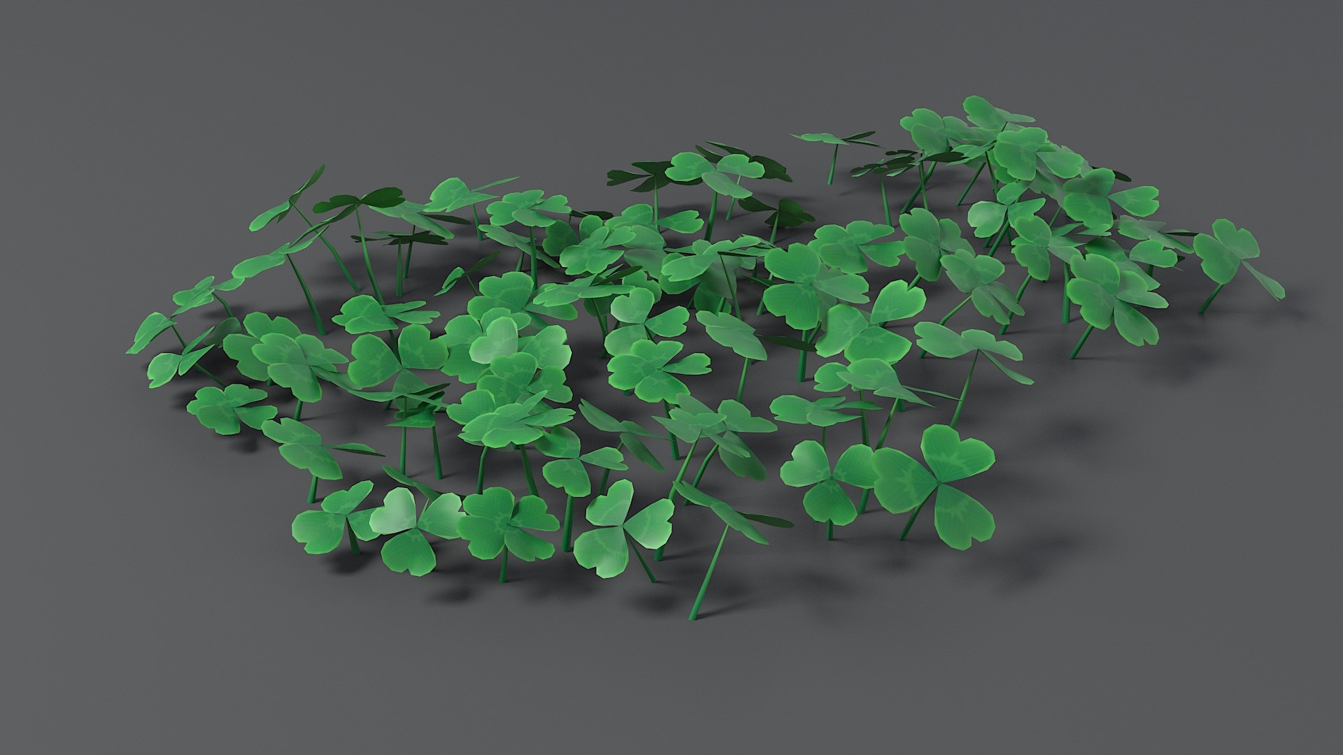Cartoon Clover 08 3D - TurboSquid 2043175