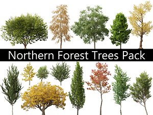 Northern Forest Trees Pack 19