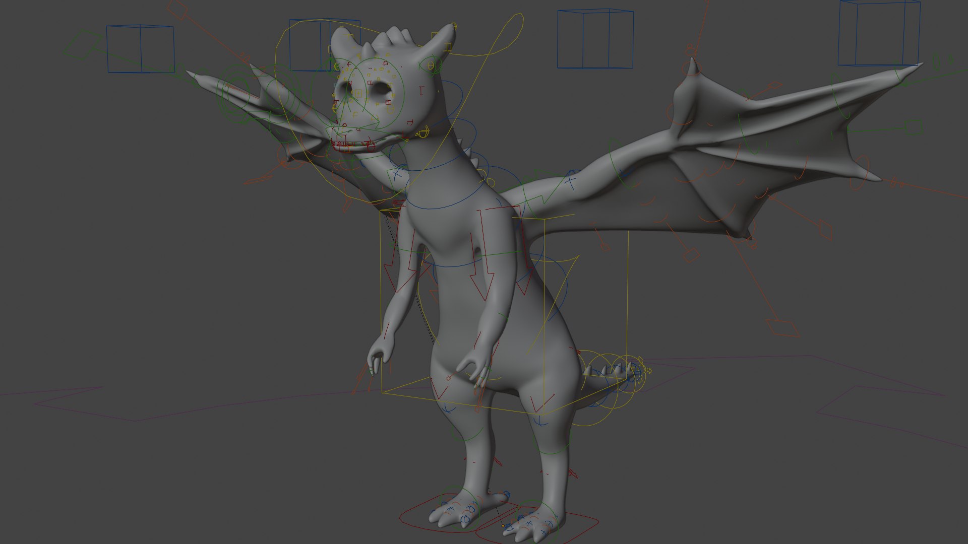 Dragon Character Model - TurboSquid 2531349