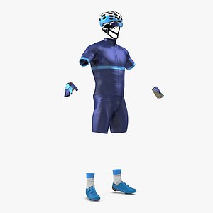 3D cyclist suit generic model