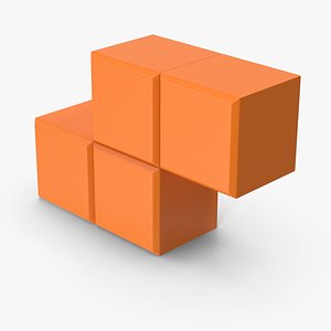 3D Tetris S Block